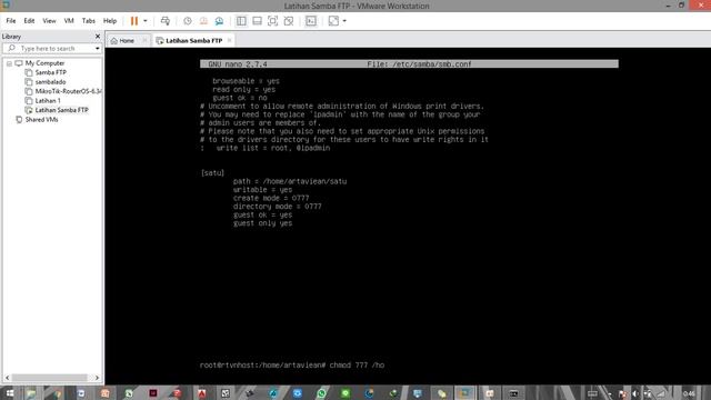 Tutorial Install Debian dan Konfig Samba FTP смотреть онлайн
