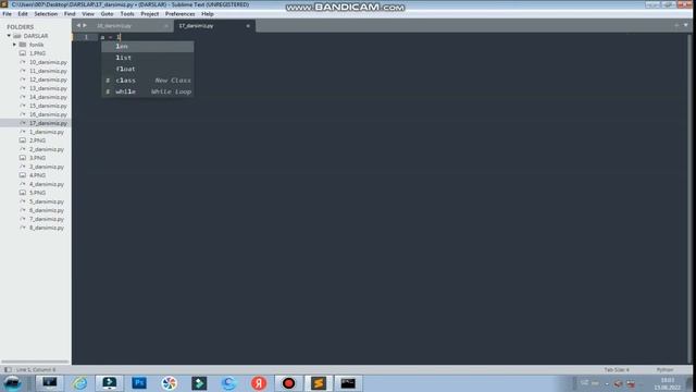 python dasturlash tili 17-dars(list(3-qism)) смотреть онлайн