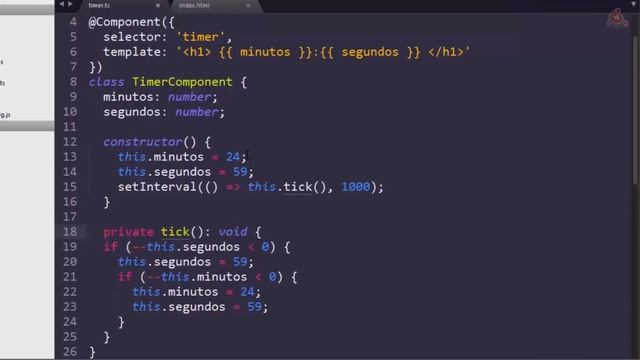 05.- Curso Angular 2. Crear un timer. смотреть онлайн