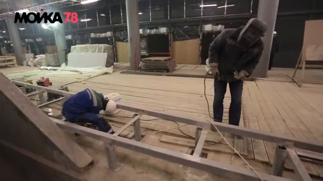 Пуско-наладочные работы на станции метро "Новокрестовская" смотреть онлайн