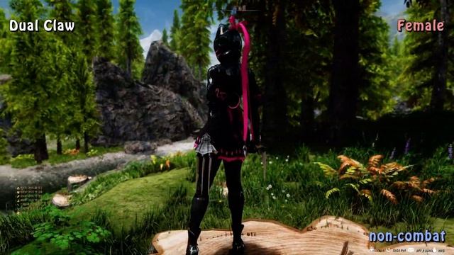 SKYRIM SE Smooth Combat, non Combat idle Animation / mod / 스카이림 모션 모드 смотреть онлайн