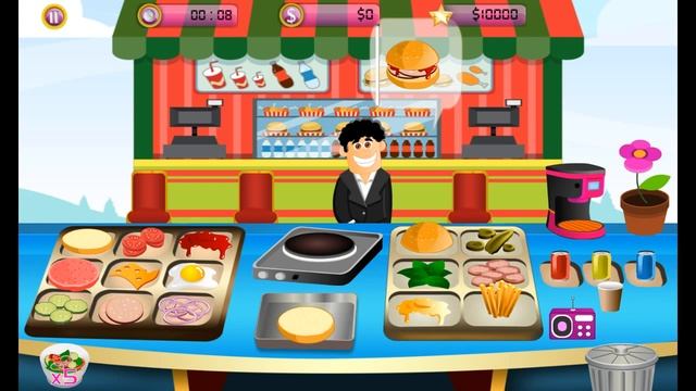 Android Game Play: Hamburgery (Big fat burger) Simulator смотреть онлайн