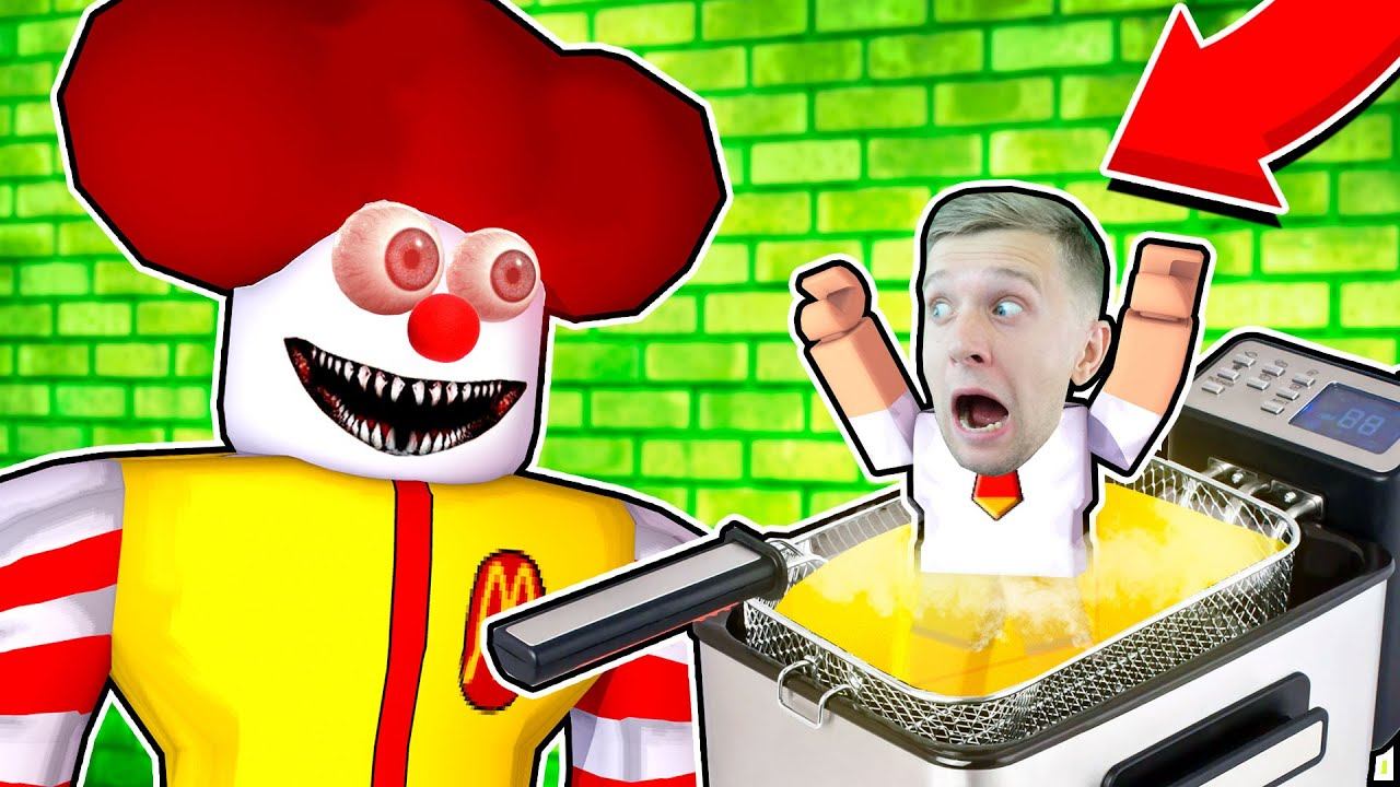 КЛОУН Хочет Меня ПОДЖАРИТЬ КАК КАРТОШКУ ФРИ! FFGTV смотреть онлайн