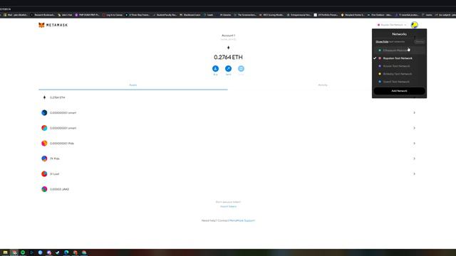 MetaMask for Web Changing Networks and Public Keys смотреть онлайн