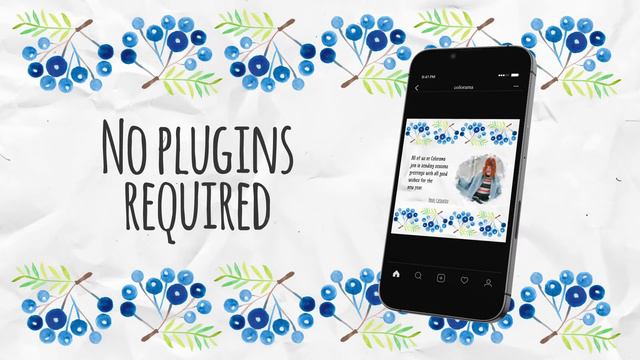 After Effects Template: Christmas Instagram Posts + Free Font смотреть онлайн