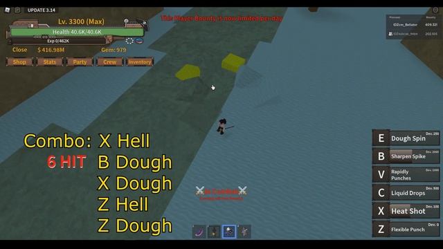 COMBOS ONESHOT DE DRAGON E DOUGH! KING LEGACY PVP / UPDATE 3 смотреть онлайн