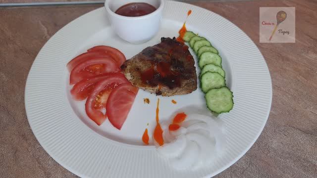 Как пожарить вкусный стейк из свинины смотреть онлайн