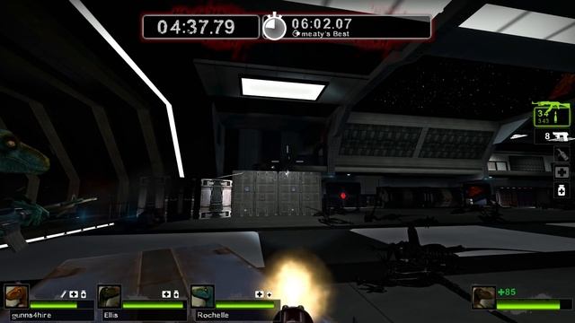 Raptors Vs Aliens Xenomorphs (Left 4 Dead 2 Zombies) смотреть онлайн