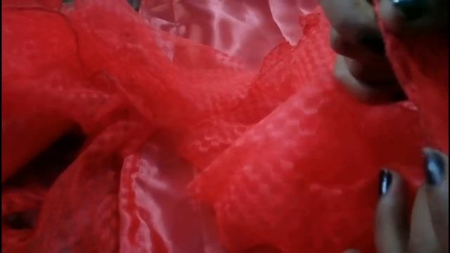 How To Make Latest Quinceanera Ruffled Organza Party Wear With Rhinestones (Hindi Version)