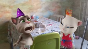 Говорящий Том Минимульты с приколами (1 сезон 26 серия) День Рождения Тома