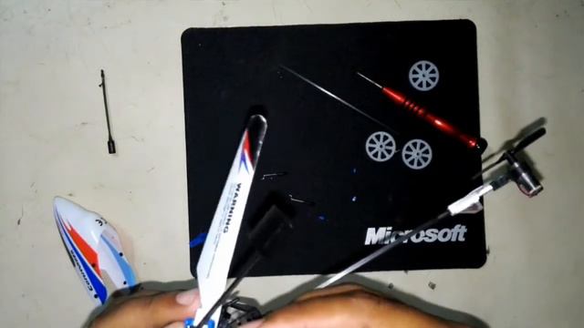 Upgrade RC Helicopter V911 pro, Gear motor, Balance Bar, Blue color смотреть онлайн
