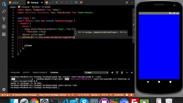 [Hindi] React Navigation || React Native || React Navigation Drawer tutorial смотреть онлайн