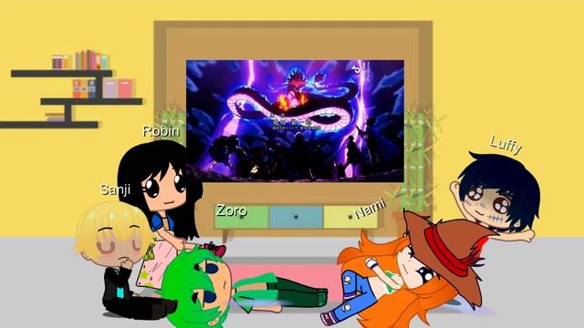 Straw hat crew reacts! Ep. 1 (Nami x Luffy) смотреть онлайн