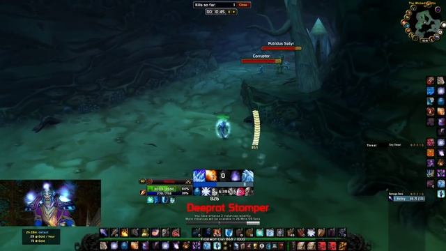 Mage AoE XP boost Maraudon 1 pull route 260 mobs per hour смотреть онлайн