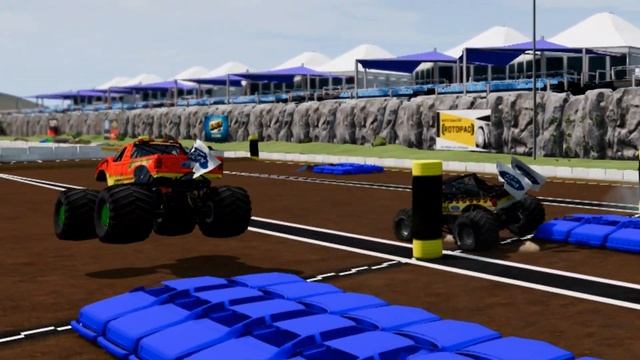Snake Bite 1995 BeamNG Monster Truck смотреть онлайн