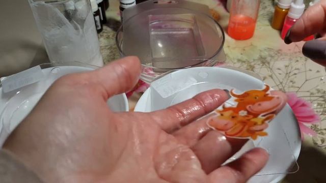 Новогоднее мыло с картинкой Бычка! смотреть онлайн