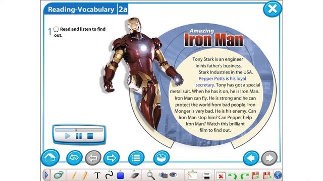 Amazing Iron Man (Text) Excel 5 Module 2 смотреть онлайн