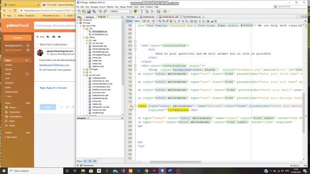 Request Form HTML5, CSS3 and PHP смотреть онлайн
