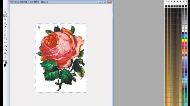 Вырезаем рисунок из контрастного однородного фона в CorelDRAW смотреть онлайн