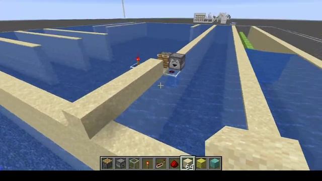 Максимально эффективное осушение океанских монументов или рек при помощи губки - Майнкрафт туториал смотреть онлайн