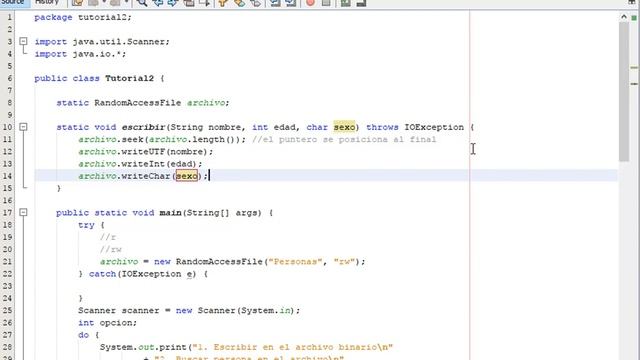 Programacion en Java - RandomAccessFile смотреть онлайн