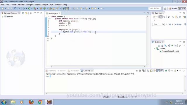 Java in Telugu - Tutorial 7 - If Statement смотреть онлайн