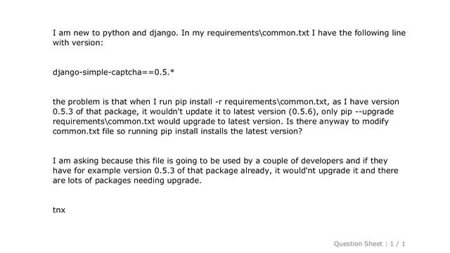 Django : pip install the latest version смотреть онлайн
