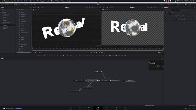 Reveal a 3D Object - Davinci Resolve Fusion смотреть онлайн
