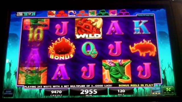 IGT - Red Rhino Slot Bonus WIN смотреть онлайн