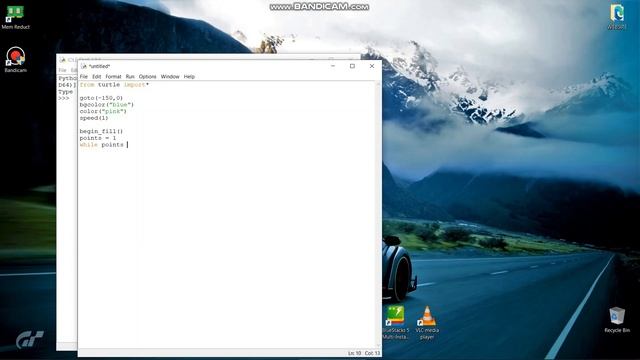 Star Design in Python IDLE Shell смотреть онлайн