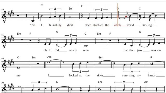 I STARTED A JOKE - Bee Gees, Eb-Instrument Play along смотреть онлайн