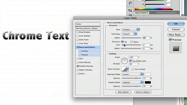 How Do I Create Chrome Text in Photoshop? : Using Adobe Photoshop смотреть онлайн