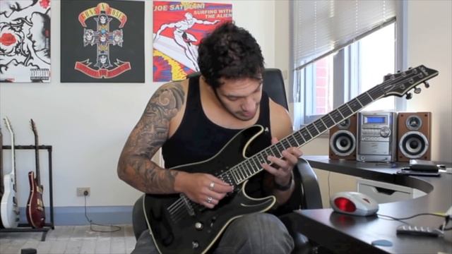 How to play 'Altitudes (Sweep Section)' by Jason Becker Guitar Solo Lesson pt3 смотреть онлайн
