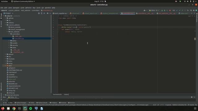 Odoo 16 Building a Website - A Demonstration Module | Odoo 16 Development Tutorial смотреть онлайн