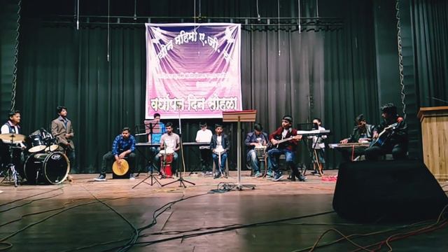 Fusion #Drum#Djembe#cajon#guitar#piano at - Anna Bhau sathe auditiorum смотреть онлайн