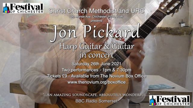 Jon Pickard, Harp Guitar, Chichester 2021 смотреть онлайн