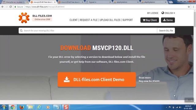 Wampserver 64 bit on Windows 7 64 bit and solving dll files missing problem смотреть онлайн