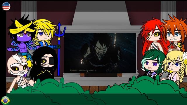 Record of Ragnarok React to Luffy//One Piece//Por?? Eng?? смотреть онлайн