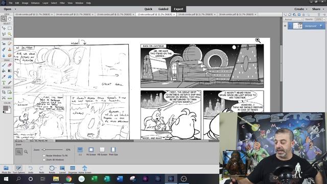 Comic Juxtaposition – Side by Side Pencils to Inks смотреть онлайн