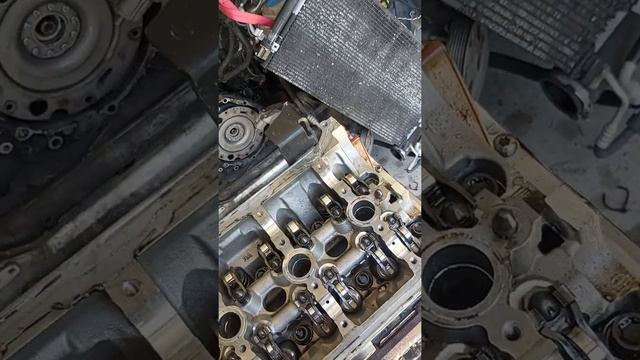 camshafts and timing chain and guide removal.2010 audi a4 b8 forged engine build pt9 смотреть онлайн