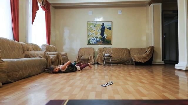 Танец с тканью. Мария Тарбеева