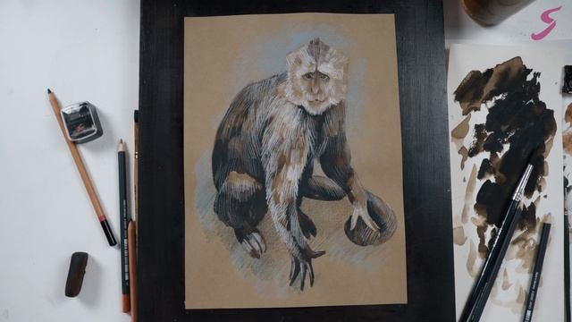 Промо мини-курса «Анималистика. Смешанные техники» смотреть онлайн