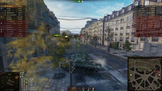 T57 Heavy Tank, Париж, Стандартный бой смотреть онлайн