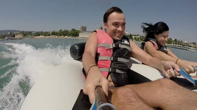 Феодосия, заезд на таблетке (плюшке) в день города:)