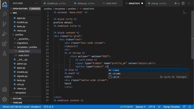 How to follow users in Django | follow users like on Twitter смотреть онлайн