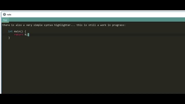 Nate Text Editor смотреть онлайн