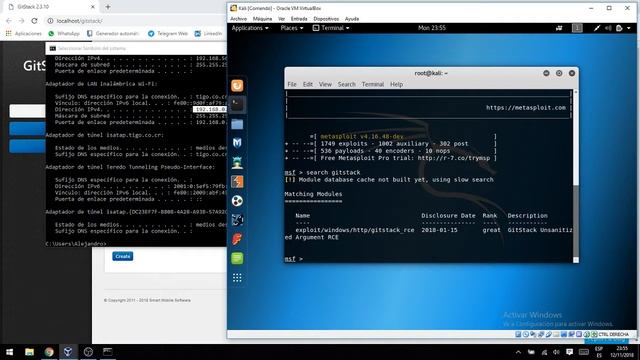 Exploit GitSatck utilizando Metasploit смотреть онлайн