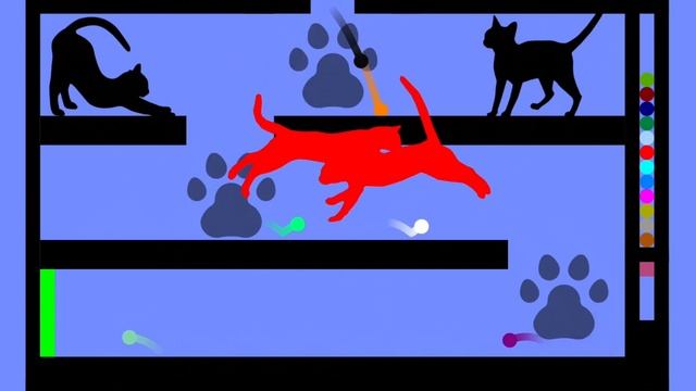 24 Marble Race EP.30 : Cat Race (by Algodoo) смотреть онлайн