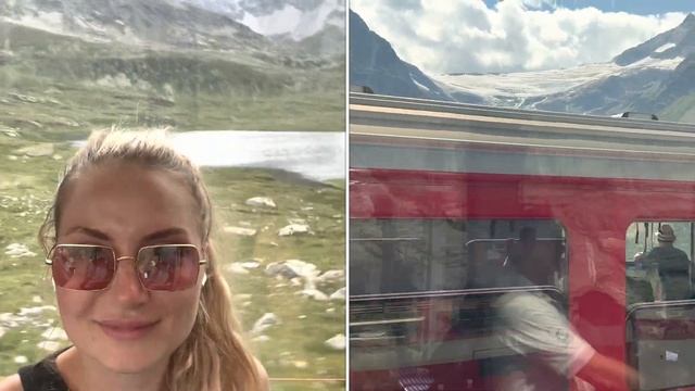 Дорога из Италии в Швейцарию через Альпы. смотреть онлайн