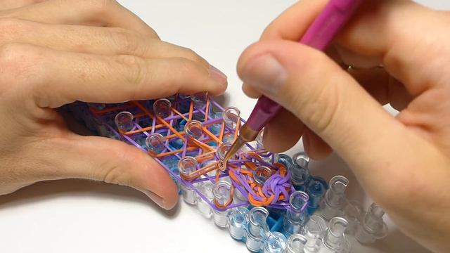 Браслет ДРАКОНИЙ ХВОСТ из резинок Rainbow Loom Bands. Урок 364 | Bracelet Rainbow Loom смотреть онлайн